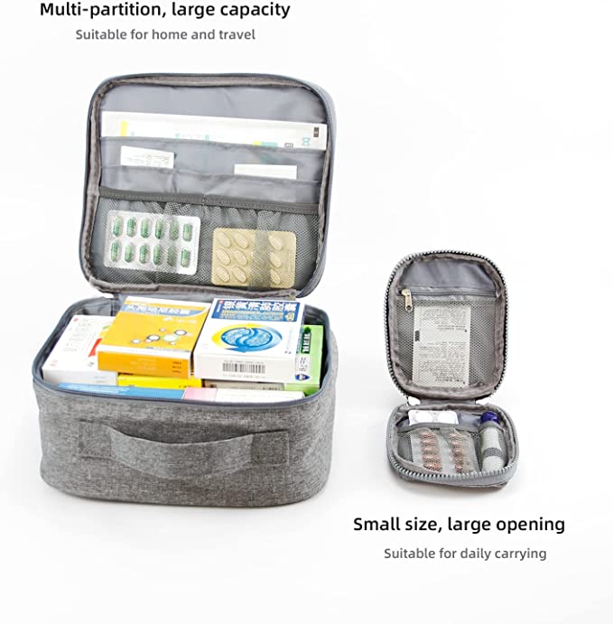 Empty First Aid Bag Medicine Bag Medical Supplies Organizer Bags